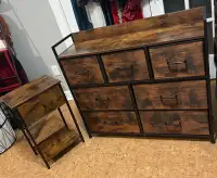 Dresser Storage Unit & End Table