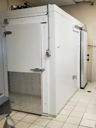 walk in cooler and freezer doors sliding or swing, View more