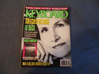 KEYBOARD MAGAZINE-2 RARE BACK ISSUES-1992-1993-SHAFFER-W. CARLOS