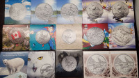 Canadian 20 for 20 Silver Coins + 50/50,100/100