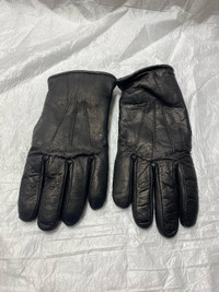 Leather gloves, Raber Canadian made medium premium leather