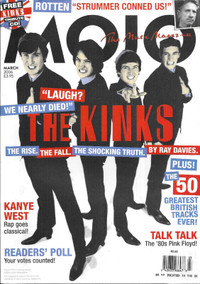 MOJO MAGAZINE March 2006 #148 THE KINKS Talk Talk JOHNNY ROTTEN
