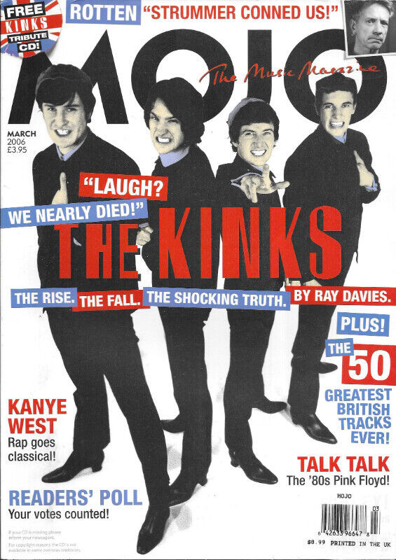 MOJO MAGAZINE March 2006 #148 THE KINKS Talk Talk JOHNNY ROTTEN in Magazines in Ottawa