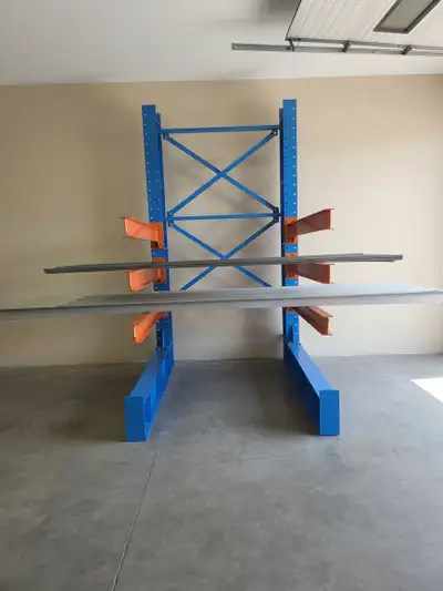 Industrial Cantilever Racking – Heavy-Duty | 4,000 lb Capacity, View more