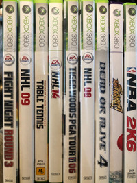 Xbox 360 games $8 each or $30 for all 5