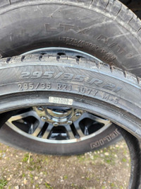 One pair of 295 35 21 Pirelli tires