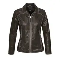NEW - Stormtech Ladies Leather Jacket - Size Medium