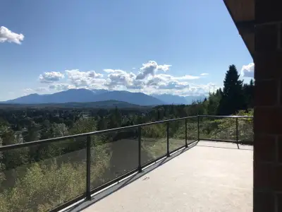 This is a view home at the end of a cul-de-sac in Terrace, BC. Very quiet. 5 bedrooms plus a huge of...