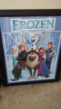 Framed and matted poster from Disney's Frozen