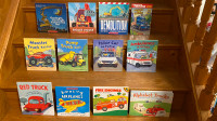 12 Mighty Machines softcover books for kids