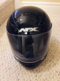 AFX Full Face Motorcycle Helmet Black Large
