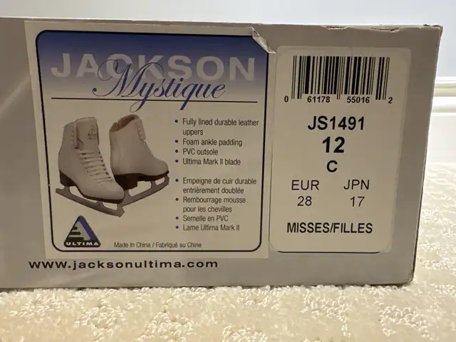 Jackson Mystique Figure Skates in Skates & Blades in Markham / York Region - Image 3