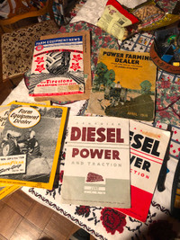 Vintage farm  tractor paper magazines
