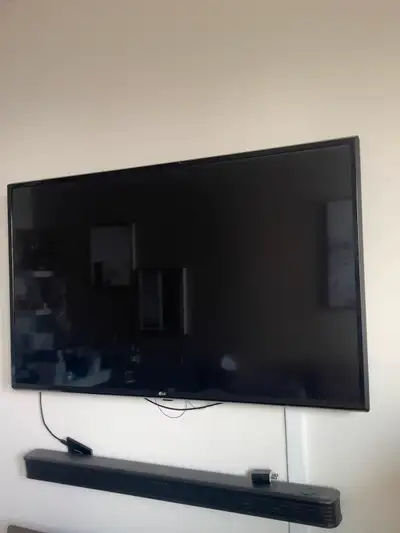 LG SMART TV 43” -used good condition, no problems. IPS 4K DISPLAY Doesn’t come with stand, but comes...
