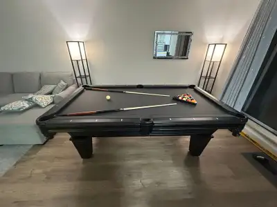 NEW 8ft / 9ft Slate Pool Table, View more