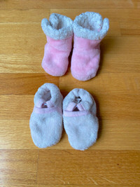 Baby slippers, 6 months, $5 for ALL