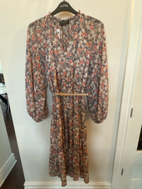 Long light floral dress - brand new, never worn