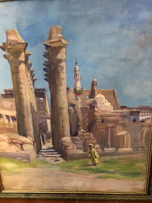 Antique Orientalism Oil Painting + Private Art Collection Sale in Arts & Collectibles in Markham / York Region - Image 2