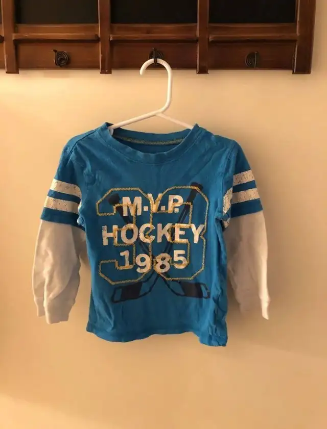Boys Long Sleeve Hockey Shirt (Carter's) - Size 3T628632844885771211
