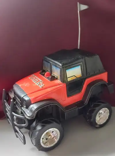 Vintage Hasbro 1998 Tonka Remote Control Jeep Red & Black SUV UTV (VEHICLE ONLY) No controller inclu...