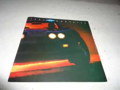 1981 Chevrolet Corvette Sales Brochure. Very good clean Condition. See Pictures. $10.00 picked up. C...