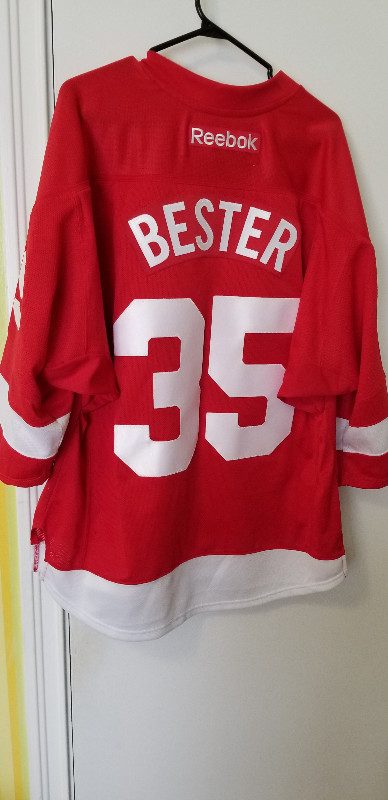 Allan Bester Vintage Red Wings Jersey - Large Reebok in Other in City of Toronto - Image 2