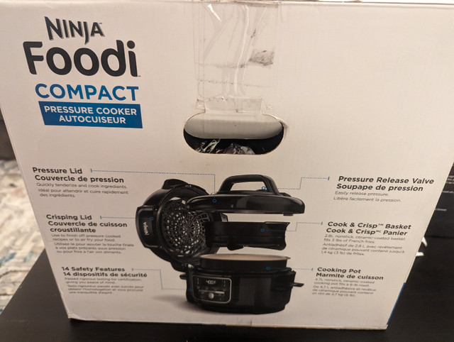 New NINJA Foodi COMPACT - pressure cooker in Microwaves & Cookers in City of Toronto - Image 2