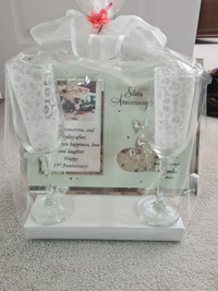 25th Anniversary Champagne Glasses