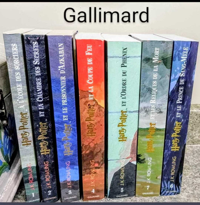 Harry Potter  Tome 1 a 7 Grand Format GallimardVintage dans Livres jeunesse et ados  à Laval/Rive Nord