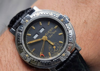 Lucien Rochart vintage triple date automatic watch