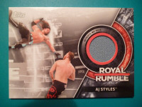 WWE Relic Topps Cards - AJ Styles Rusev Cesaro Kofi Kingston