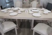 Dishes Setting for 8, Dinner, Bread Plates, Salad Bowls, See des