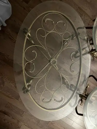 Glass Coffee Table Set, View more