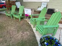 Adirondack Chairs 2 Pair