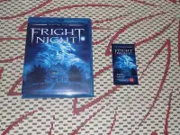 FRIGHT NIGHT BLU-RAY, TWILIGHT TIME WITH FRIDGE MAGNET EXCELLENT