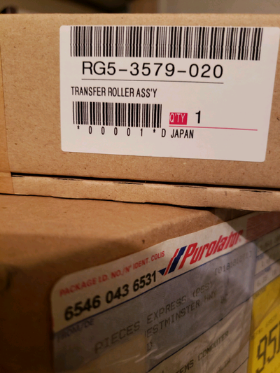 New OEM HP TRANSFER ROLLER ASSEMBLY RG5-3579-020 LASERJET 5000  , View more