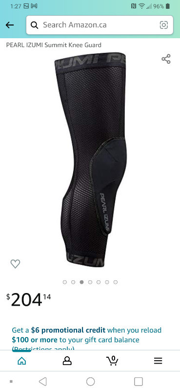 Pearl Summit knee guard. Size small. Brand new with tags in Exercise Equipment in City of Halifax - Image 3