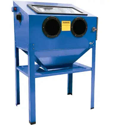 New full kit to start sand blasting, floor model, mobile & media, View more