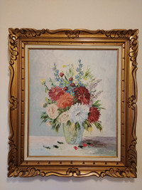 Oil on canvas signed by listed Canadian Artist