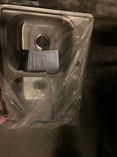 Brand new double kitchen sink, View more