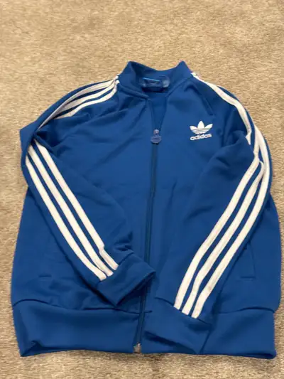 Youth size M adidas blue jacket, View more
