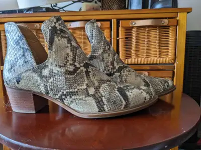Steven by Steve Madden Snakeskin Ankle Boots, View more