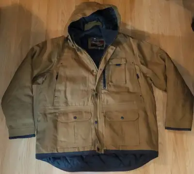 Insulated Super Tuff work coat / Work King carpenter bib pants, View more