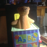 Musical Teddy Bear Jack In The Box  Toy