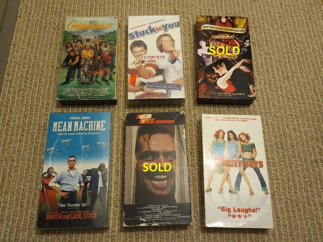 VHS MOVIES! $ 2 EACH OR TWO FOR $ 3! in Video & TV Accessories in London