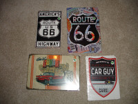 Route 66 Tin signs