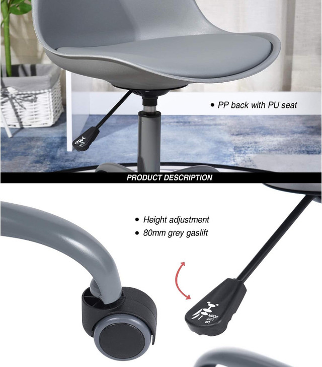 Adjustable Desk Chair in Chairs & Recliners in City of Toronto - Image 2
