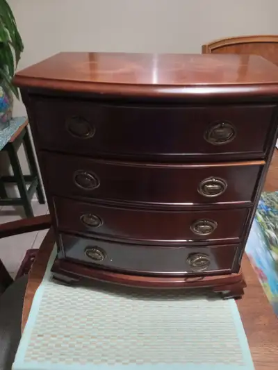 JEWELLEY CABINET- FOUR DRAWERS - MAHOGONY WOOD, View more