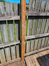 Fence post repairs