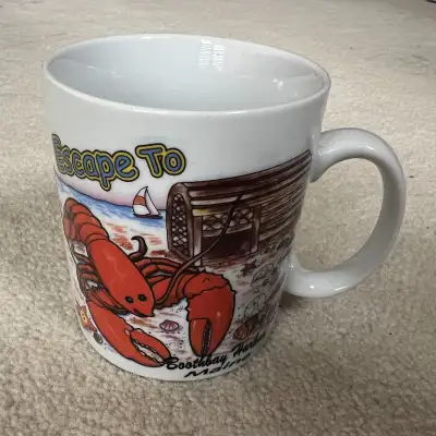 Escape to Boothbay Harbor Maine Mug NEW, View more